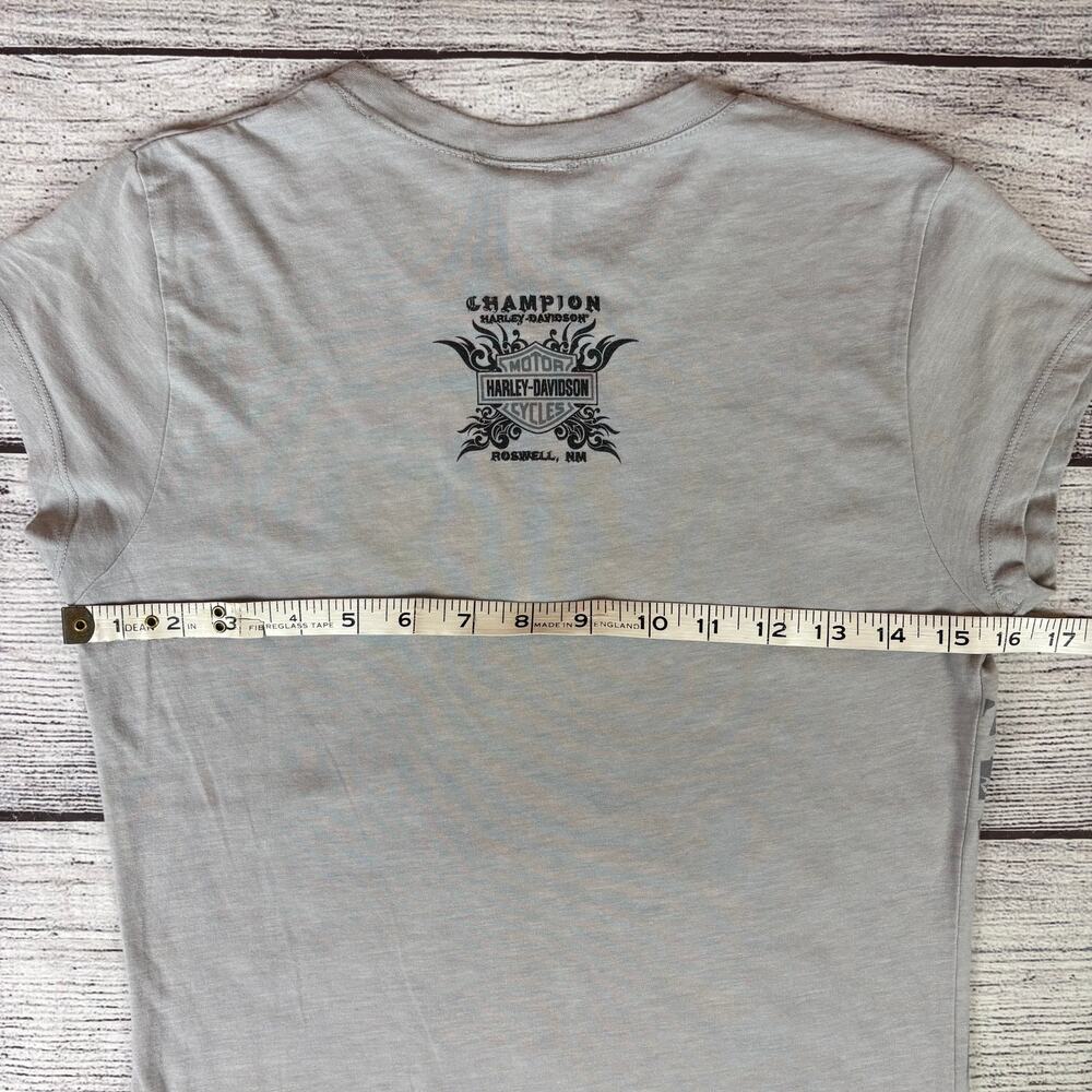 2009 Harley Davidson Motorcycles Skulls Big Print T-shirt - Picture 4 of 8